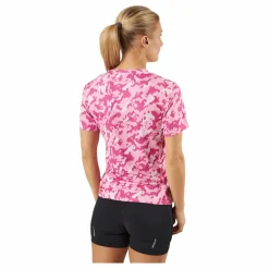 adidas Own the Run Camo Running T-Shirt Clear Pink* Löpning|T-Shirts