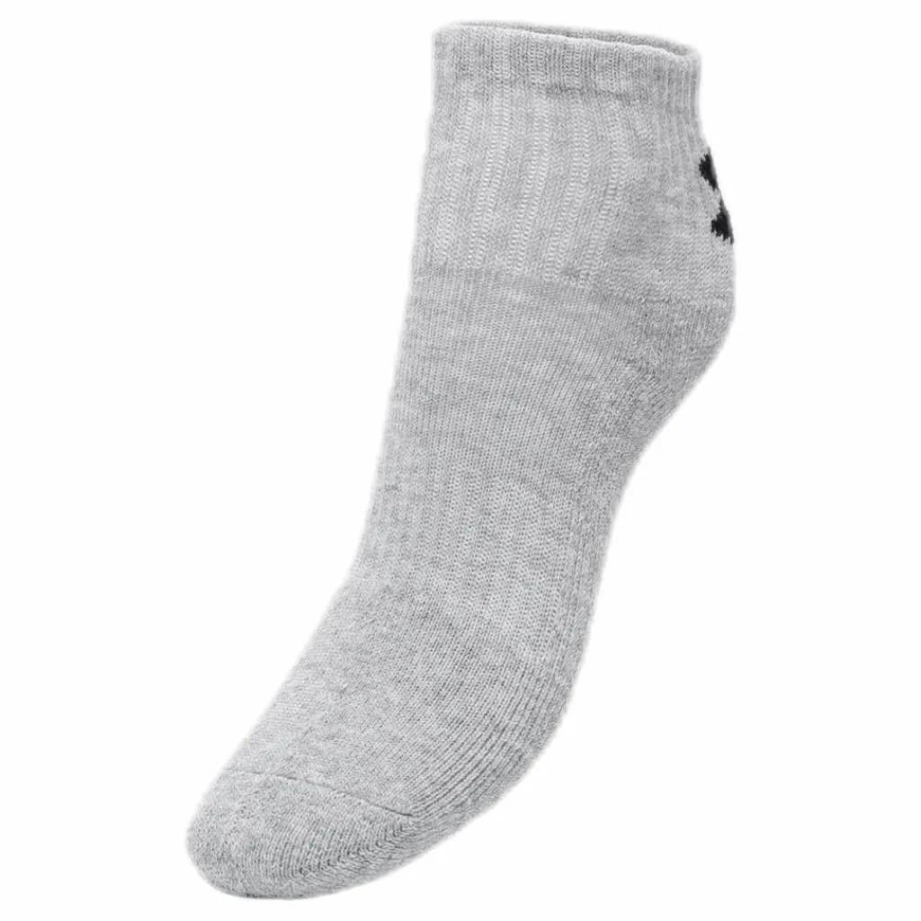 Under Armour 6-Pack Charged Cotton Kids White/Black/Grey*Barn Yoga|Strumpor