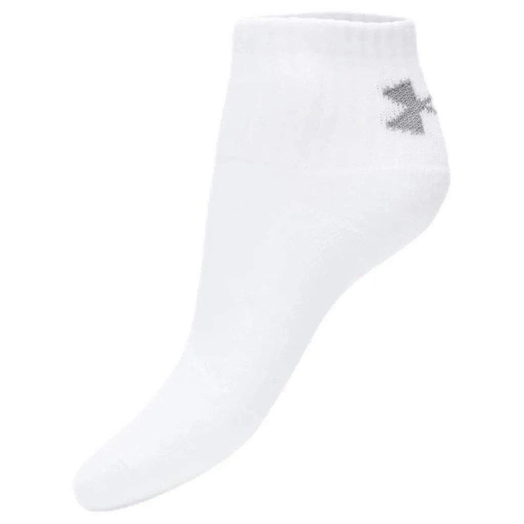 Under Armour 6-Pack Charged Cotton Kids White/Black/Grey*Barn Yoga|Strumpor