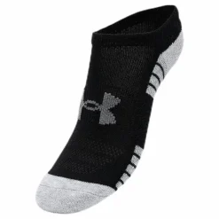 Under Armour 3-Pack Heatgear No Show Jr Black*Barn Strumpor|Träning