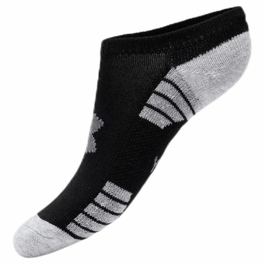 Under Armour 3-Pack Heatgear No Show Jr Black*Barn Strumpor|Träning