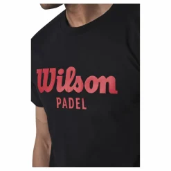 Wilson Padel Scrpt Tee Black* T-Shirts|Racketsporter