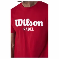 Wilson Padel Scrpt Tee Red* Racketsporter|T-Shirts