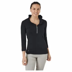 Daily Sports Patrice 3/4 Polo Shirt Black* Golf|Tröjor