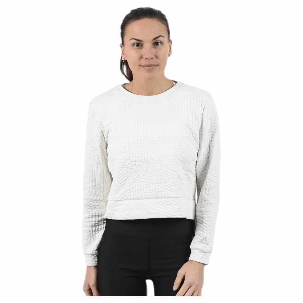 adidas Perf Sweatshirt White* Tröjor|Träning