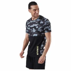 Calvin Klein Perfect Workout SS Tee  Patterned/Black* T-Shirts|Träning