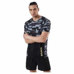Calvin Klein Perfect Workout SS Tee  Patterned/Black* T-Shirts|Träning