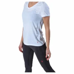 Only Play Performance Athl V-Neck Ss Tee White* T-Shirts|Träning