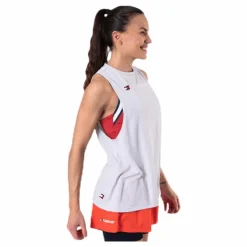 Tommy Hilfiger Sport Performance Tank Top Logo Grey* Linnen|Träning