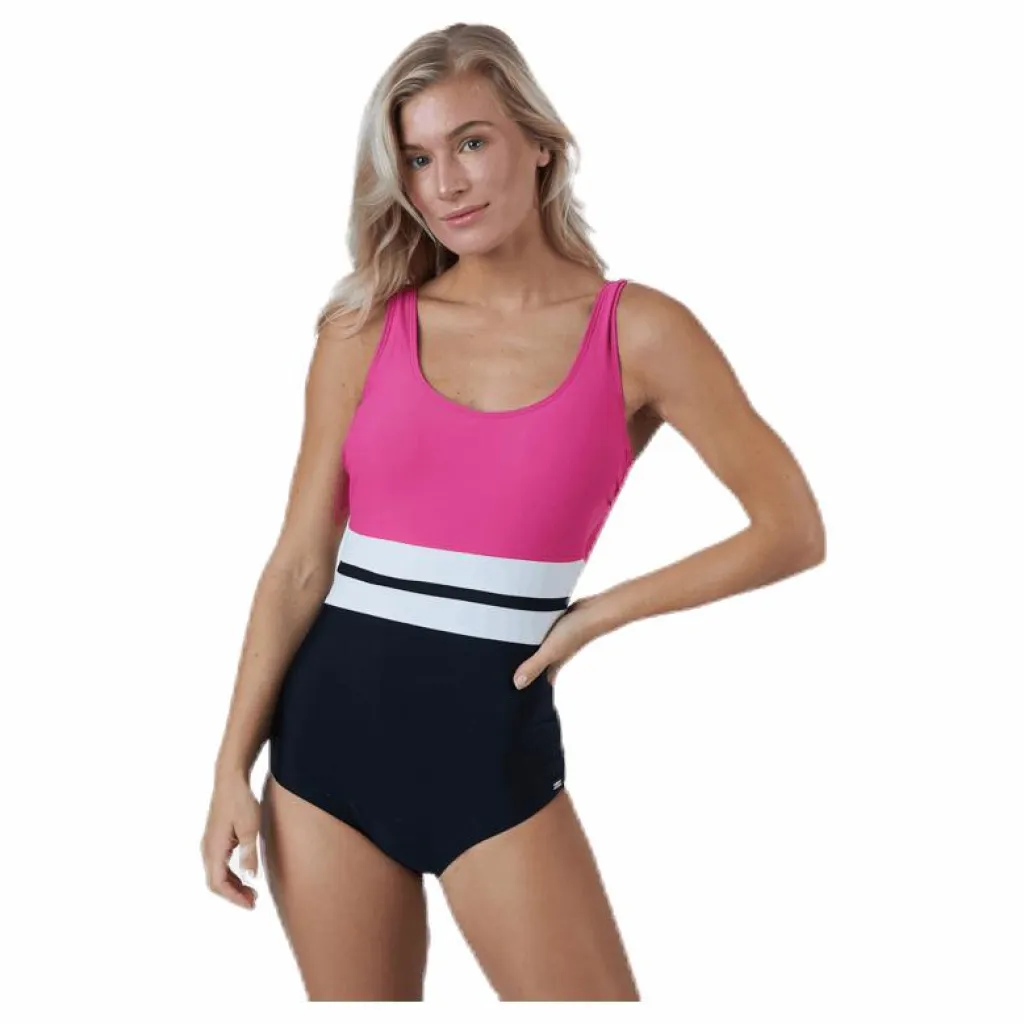 Abecita Piquant Swimsuit Pink/Black* Simning|Badkläder