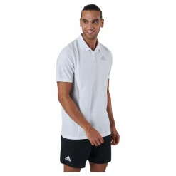adidas Tennis Pique Polo Shirt 000/white* Racketsporter|T-Shirts