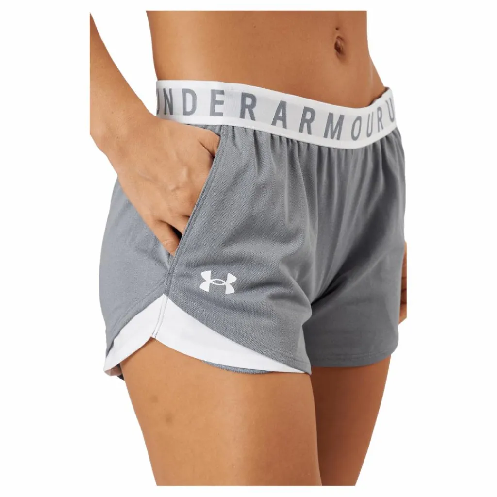 Under Armour Play Up Shorts 3.0 True Gray Heather* Träning|Shorts