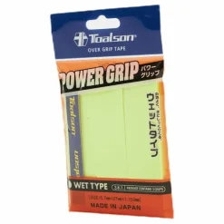 Toalson Power Grip 3P Yellow* Racket Och Bollar|Racketsporter