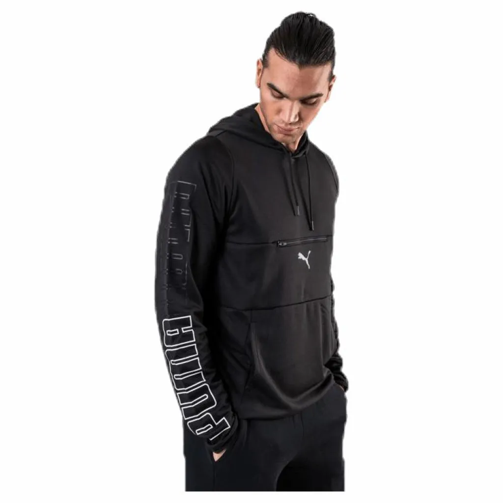 Puma Power Knit Hoodie Black* Tröjor|Träning