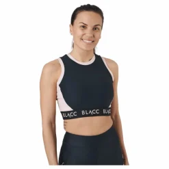 BLACC Power X Crop Top Black / Pink* Linnen|Träning