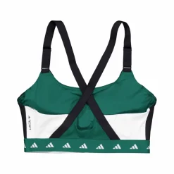 adidas Powerimpact Training Medium-Support Techfit Colorblock Bra Collegiate Green* Träning|Sport-Bh:Ar