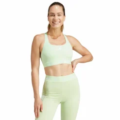 adidas Powerreact Training Medium-Support Techfit Bra Green* Sport-Bh:Ar|Träning