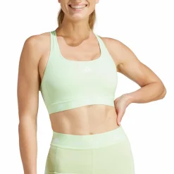 adidas Powerreact Training Medium-Support Techfit Bra Green* Sport-Bh:Ar|Träning