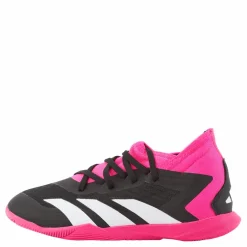 adidas Predator Accuracy.3 Indoor Boots Core Black / Cloud White / Team Shock Pink 2*Barn Fotboll|Fotbollsskor