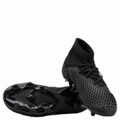 adidas Predator Mutator 20.1 Firm Ground Boots Core Black / Core Black / Silver Metallic*Barn Fotboll|Fotbollsskor