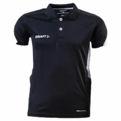 Craft Pro Control Impact Polo Black*Barn Racketsporter|T-Shirts