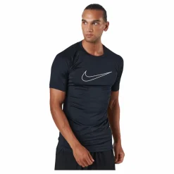 Nike Pro Dri-FIT Men's Tight Fit Short-Sleeve Top BLACK/WHITE* Träning|T-Shirts