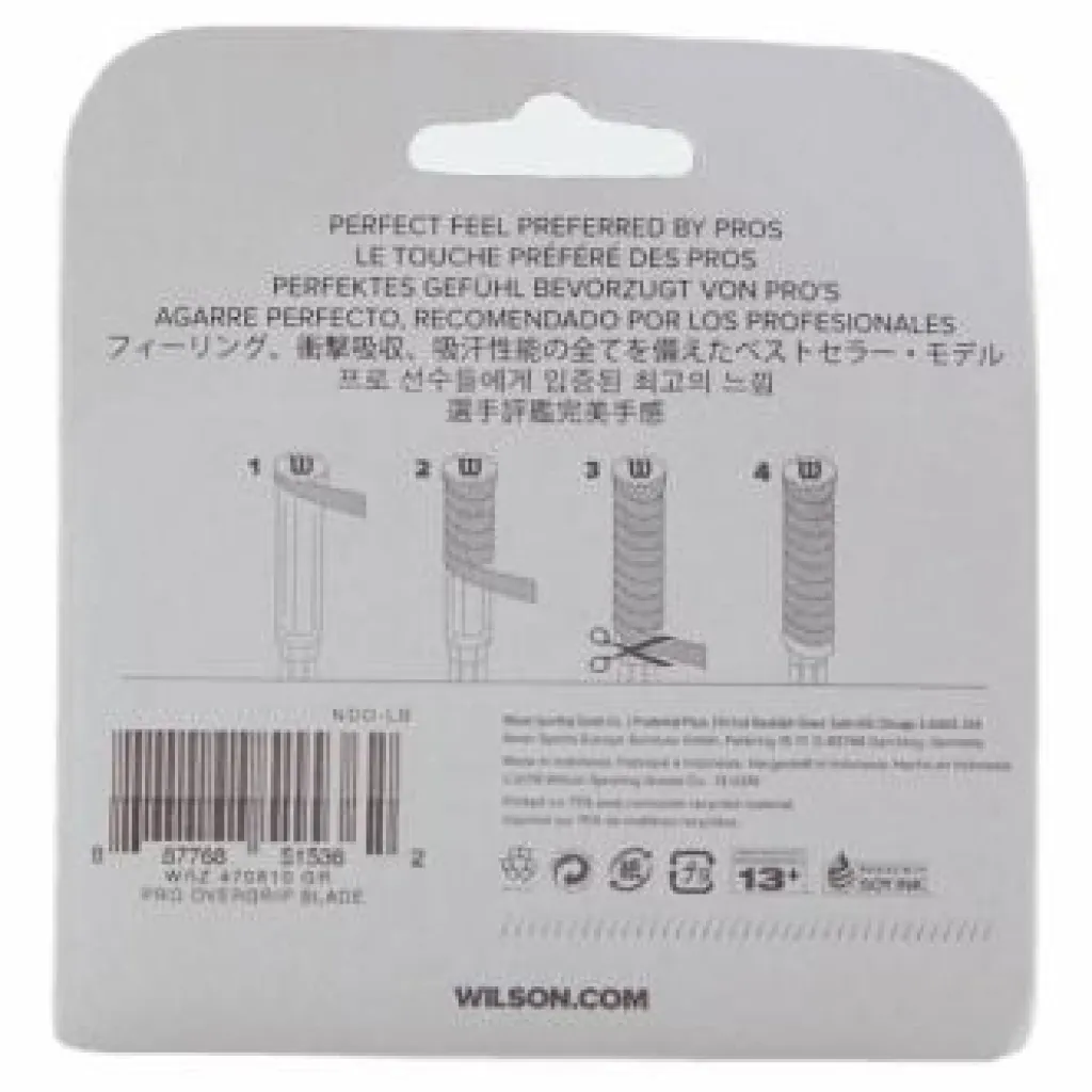 Wilson Pro Overgrip Green* Racket Och Bollar|Racketsporter