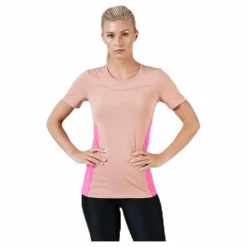 Nike Pro Short-Sleeve Top Pink/White* T-Shirts|Träning