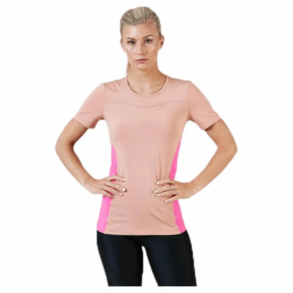 Nike Pro Short-Sleeve Top Pink/White* T-Shirts|Träning