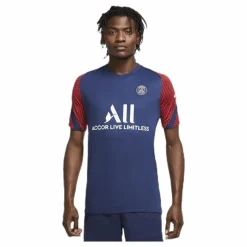 Nike PSG Strike TOP SS Blue/White* Fotboll|T-Shirts