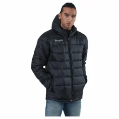 Kempa Puffer Hood Jacket Black* Inomhussporter
