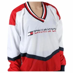 Tommy Hilfiger Sport Pull Over Jacket With Iconic Rib Red* Jackor|Träning