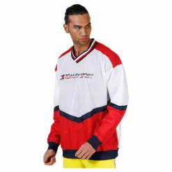 Tommy Hilfiger Sport Pull Over Jacket With Rib Red* Jackor|Träning