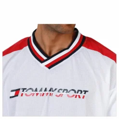 Tommy Hilfiger Sport Pull Over Jacket With Rib Red* Jackor|Träning