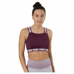 Puma Strong Crop Top Grape Wine* Yoga|Sport-Bh:Ar