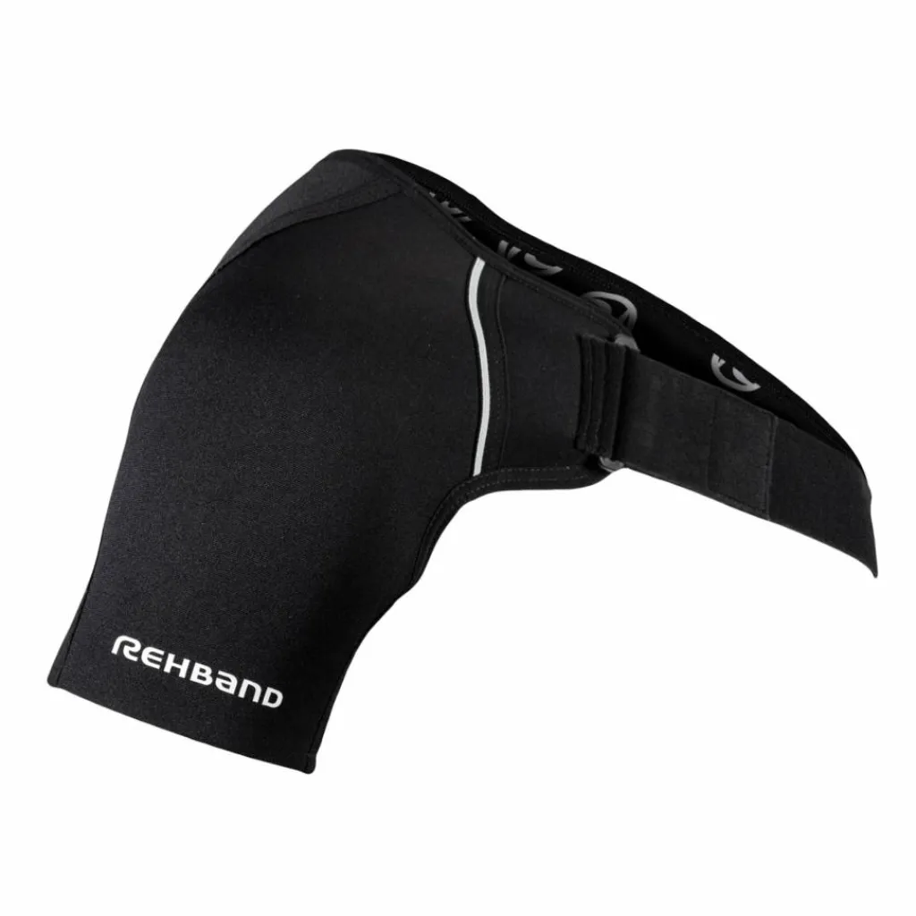 Rehband Qd Shoulder Support Right 3mm Black* Löpning|Hjälmar Och Skydd