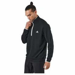 adidas Quarter-Zip Sweatshirt Black* Golf|Tröjor