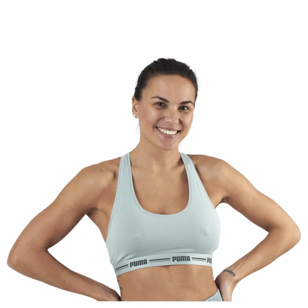 Puma Racer Back Top Green* Sport-Bh:Ar|Träning