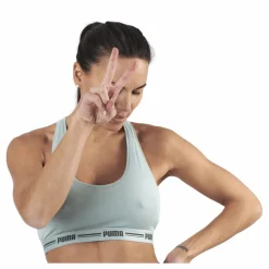 Puma Racer Back Top Green* Sport-Bh:Ar|Träning