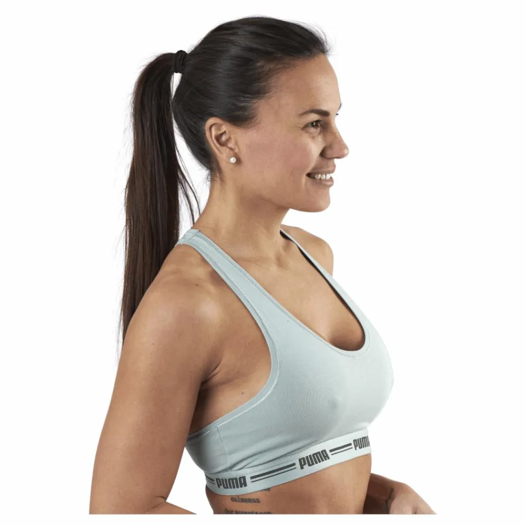 Puma Racer Back Top Green* Sport-Bh:Ar|Träning