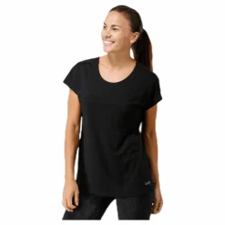 Casall Raw Elastic Tee Black* T-Shirts|Träning