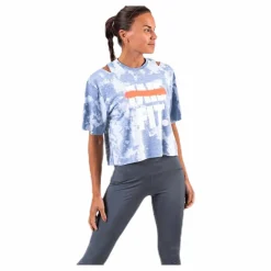 Nike Rebel SS Crop Top White/Grey* Träning|T-Shirts