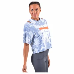 Nike Rebel SS Crop Top White/Grey* Träning|T-Shirts