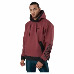 Under Armour Recover Fleece Hoodie Purple* Tröjor|Träning
