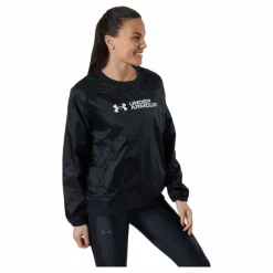 Under Armour Recover Woven Shine Crew Black* Tröjor|Träning