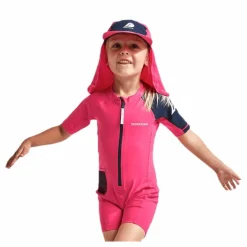Didriksons Reef Kids Swimsuit Pink*Barn Simning|Badkläder