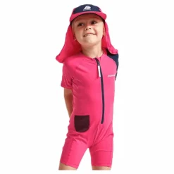 Didriksons Reef Kids Swimsuit Pink*Barn Simning|Badkläder