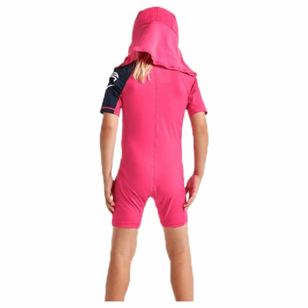 Didriksons Reef Kids Swimsuit Pink*Barn Simning|Badkläder