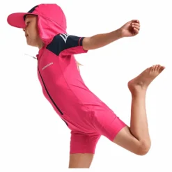 Didriksons Reef Kids Swimsuit Pink*Barn Simning|Badkläder