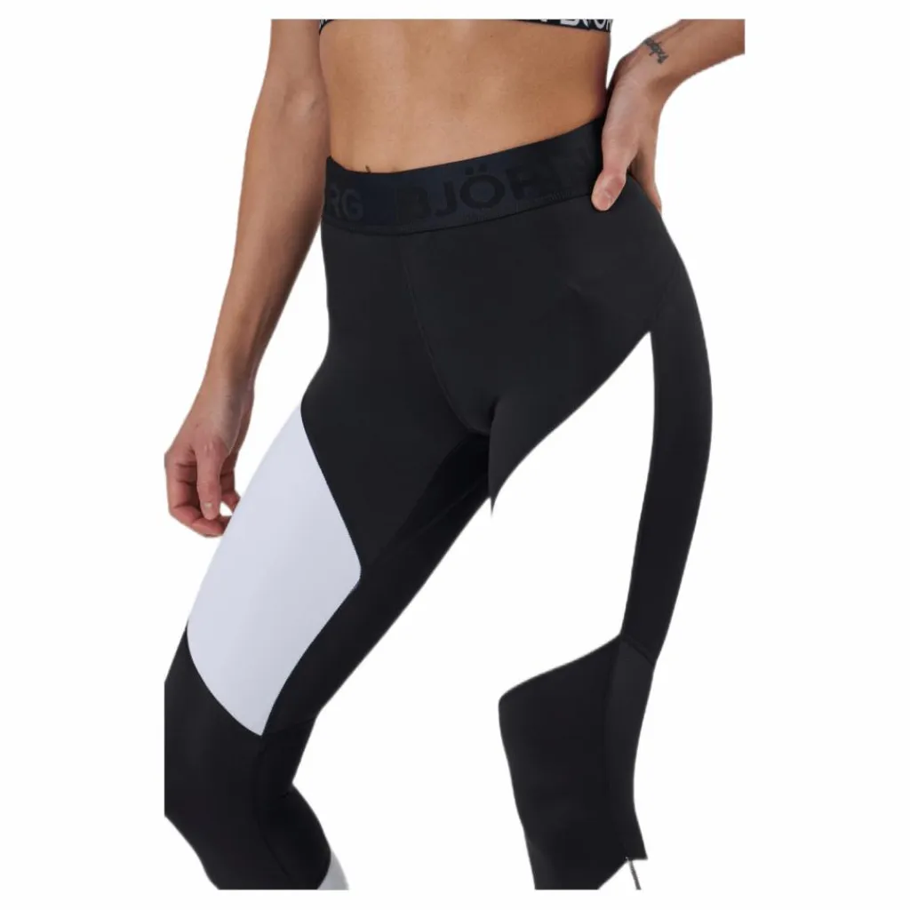 Björn Borg Regular Block Tights White* Tights|Träning